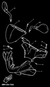 YQ50 Обтекатель 1