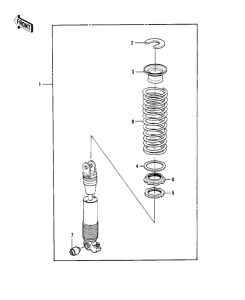  Абсорбер удавный в сборе задний