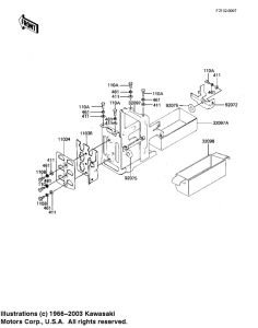KZ1000 Battery case / tool case