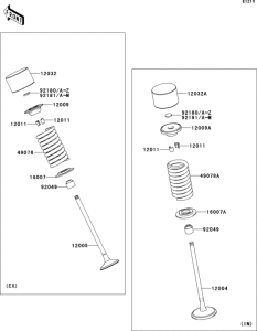 ZX1000 Valve(s)(1 / 2)