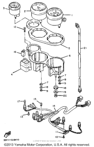 FZR400SUC Приборы
