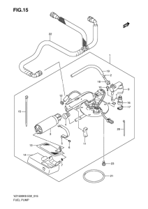 VZ1500 Топливный насос