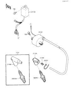 KX500 Система зажигания