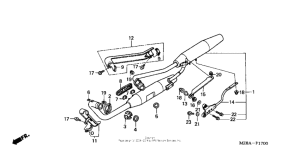 VT600CD Глушитель