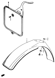 RM80 Переднее крыло