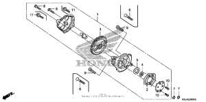 CRF100F Масляный насос