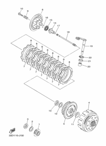 YZ450F Бендикс