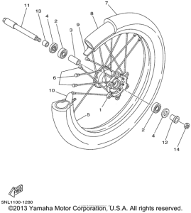  Переднее колесо