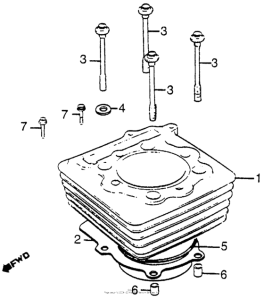 XL350R Цилиндры