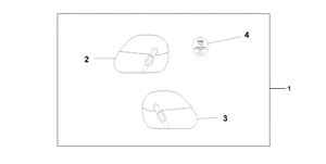 VT750CA Leather saddlebag set