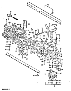 GS650 Carburetor assy