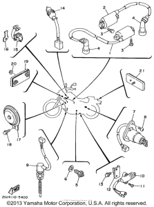 XV250 Электрика