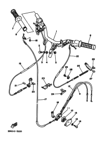 CH50EE ｽﾃｱﾘﾝｸﾞﾊﾝﾄﾞﾙ. ｹｰﾌﾞﾙ