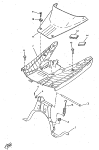 CW50RSX Stand. footrest