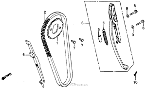 CM250 Cam chain + tensioner