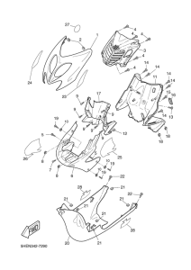 YQ50 Ветровое стекло