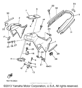 XJ650LK Обтекатель