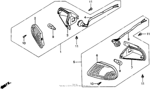 SA50 Сигналы поворота передние