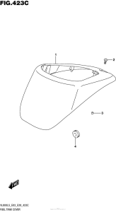 VL800B Fuel Tank Cover (Vl800Tl5 E03)