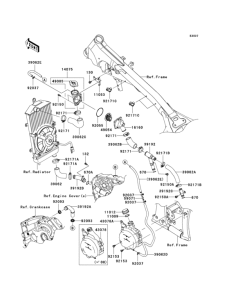 VN900 Патрубки охлаждения