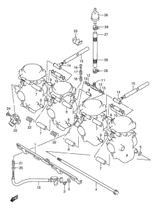 GSX750 Карбюратор fittings