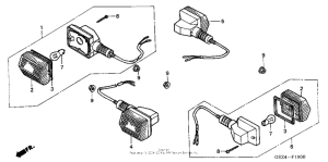 NPS50 Задний фонарь