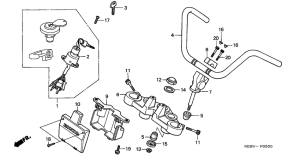 CA125 Handle pipe / top bridge