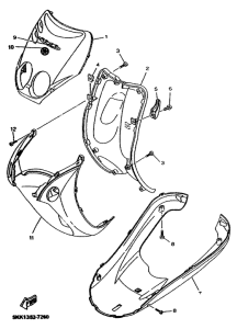 YN50R Ветровое стекло