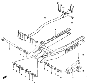 RM500 Маятник задний