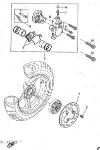 YQ50 Задний суппорт