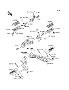 ZR1200 Подножки