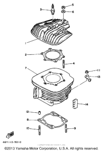 TY350S Цилиндры