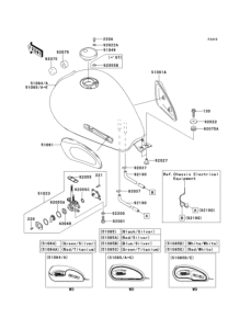 EJ650 Топливный бак