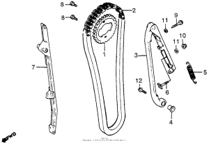 XR500 Cam chain + tensioner