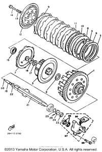 XVZ12DL Сцепление