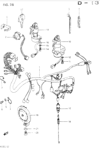 GSX400 Жгут проводов