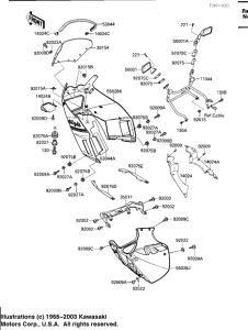 ZX600 Обтекатель