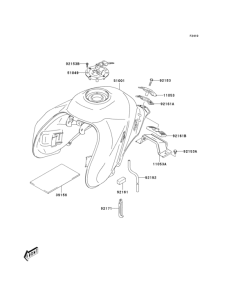 LV1000 Топливный бак