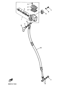 SRX600 Передний тормозной цилиндр