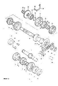 RM250 Трансмиссия