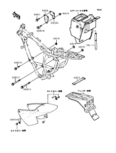 KMX80 Рама ,крепежные детали