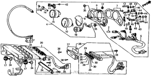  Спидометр + тахометр