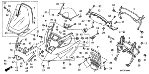 FJS600 Front cover shutter