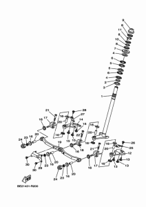 MWS125-C Рулевое управление 2