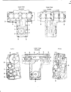 KZ1000 Crankcase bolt & stud pattern