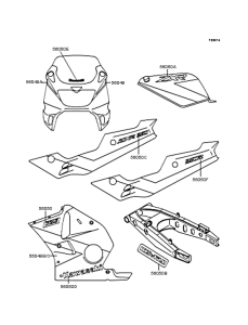 ZX250 Наклейки