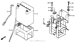 CB750SC Аккумулятор
