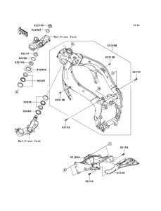 ZX600 Frame comp