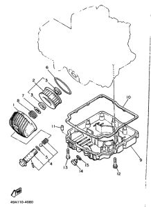 XJ600H (53KW) Масляный фильтр