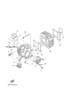 TTR110E Головка цилиндров